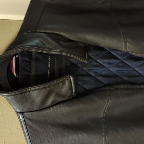 Tommy Hilfiger Leather Jacket ( flash sale ) - Picture 2 of 5